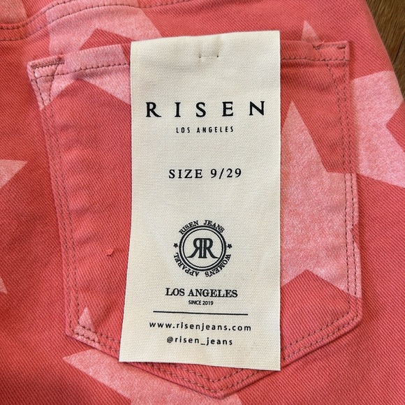Risen: Starstruck High Rise Distressed Cropped Flare Jeans - Picture 7 of 10